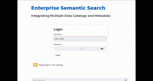 Search enterprise data assets using LLMs backed by knowledge graphs