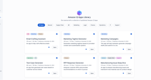 Amazon Q Apps supports customization and governance of generative AI-powered apps