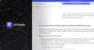 LM Studio Accelerates LLM Performance With NVIDIA GeForce RTX GPUs and CUDA 12.8
