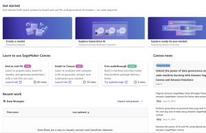 No-code data preparation for time series forecasting using Amazon SageMaker Canvas