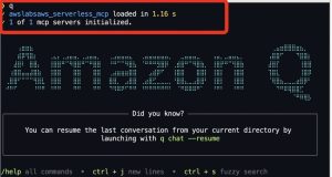 Build modern serverless solutions following best practices using Amazon Q Developer CLI and MCP