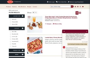 Tyson Foods elevates customer search experience with an AI-powered conversational assistant