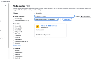 TII Falcon-H1 models now available on Amazon Bedrock Marketplace and Amazon SageMaker JumpStart