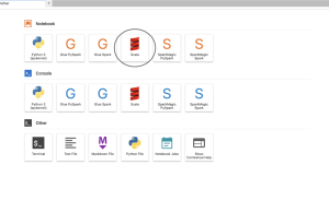 Scala development in Amazon SageMaker Studio with Almond kernel