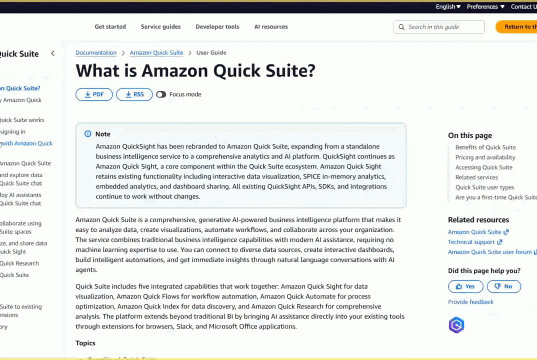 Create AI-powered chat assistants for your enterprise with Amazon Quick Suite
