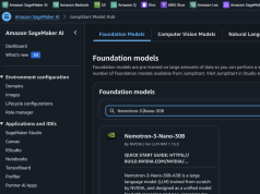 NVIDIA Nemotron 3 Nano 30B MoE model is now available in Amazon SageMaker JumpStart