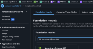 NVIDIA Nemotron 3 Nano 30B MoE model is now available in Amazon SageMaker JumpStart